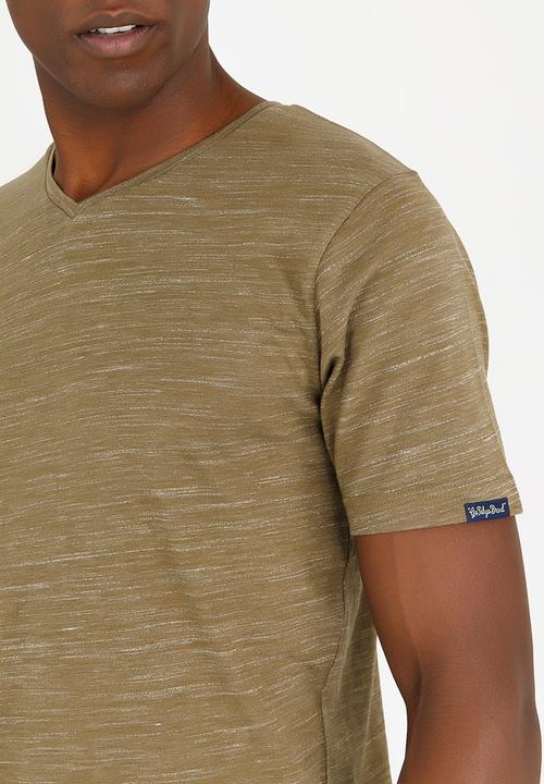Tokyo Laundry - Delmarva V Neck Tee Khaki Green