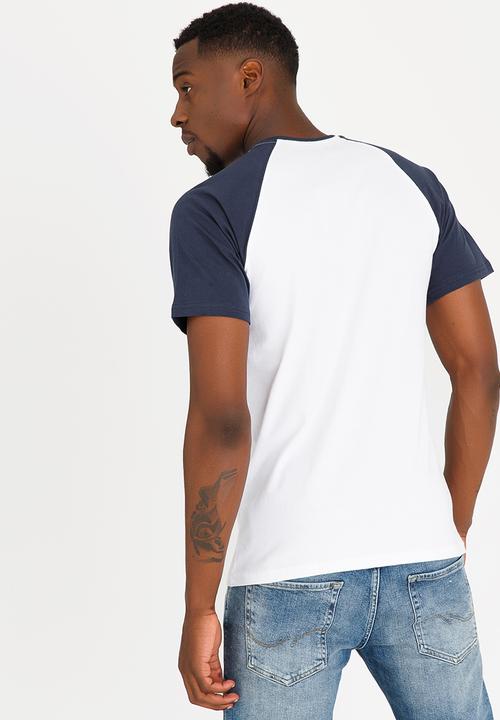JEEP - Classic Raglan Printed Teen Navy & White