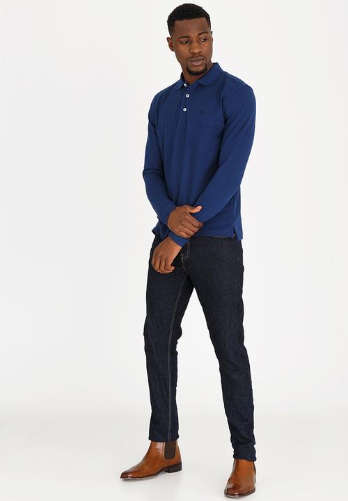 Pringle of Scotland - St Augustine Golfer Mid Blue