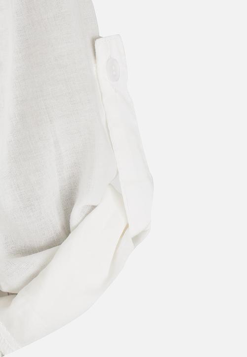 Pop Candy - Lace Detail Dress White