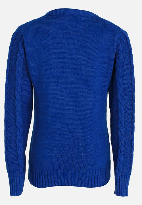 Pop Candy - Long Sleeve Jersey Cobalt