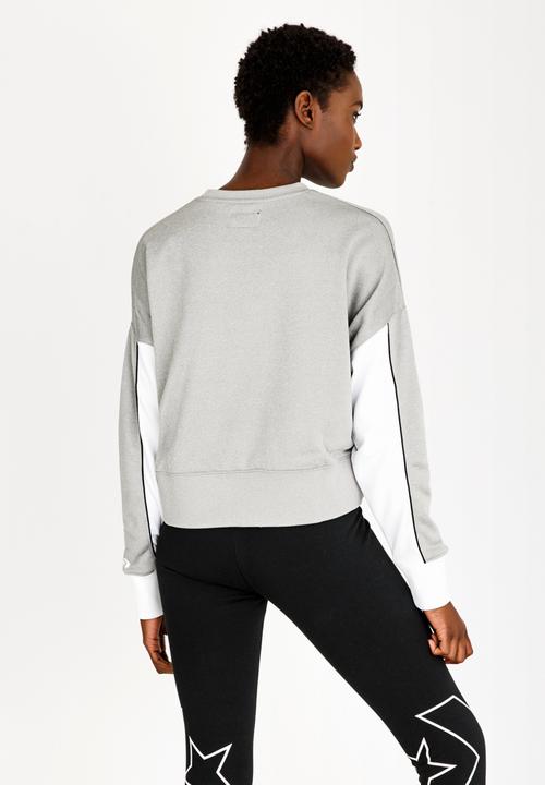 Converse - Street Sport Cropped Sweatshirt Grey