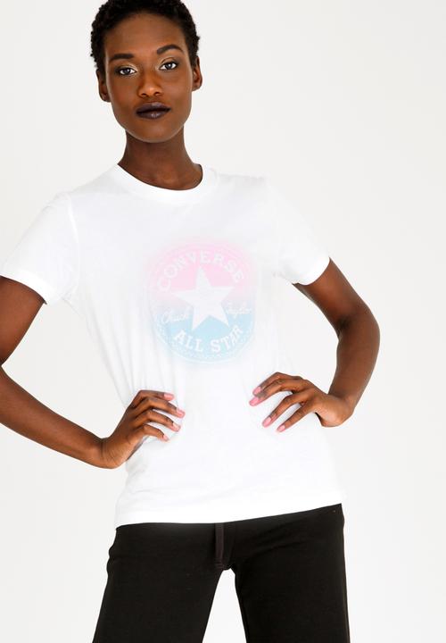 Converse - Ombre Crew Tee White