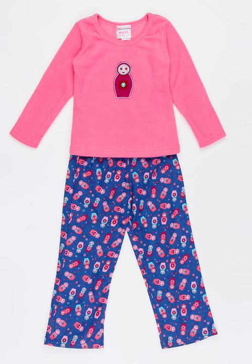 Twin Clothing - Combo Pyjama Set pink/blue