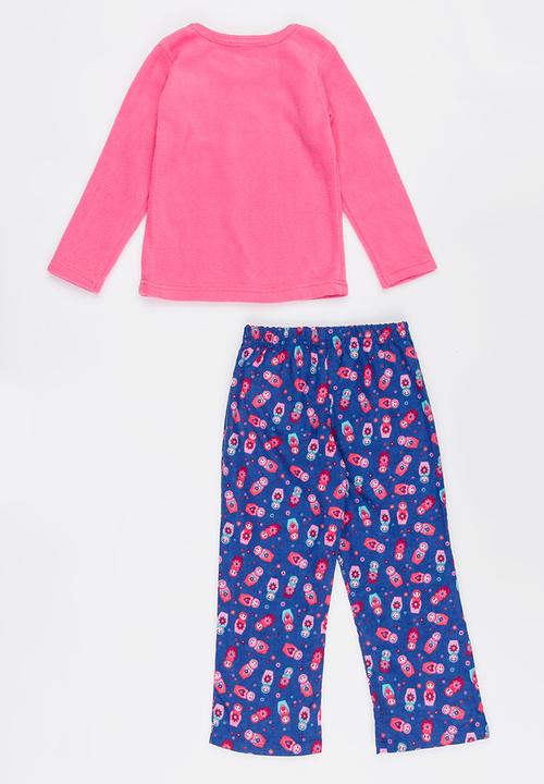 Twin Clothing - Combo Pyjama Set pink/blue