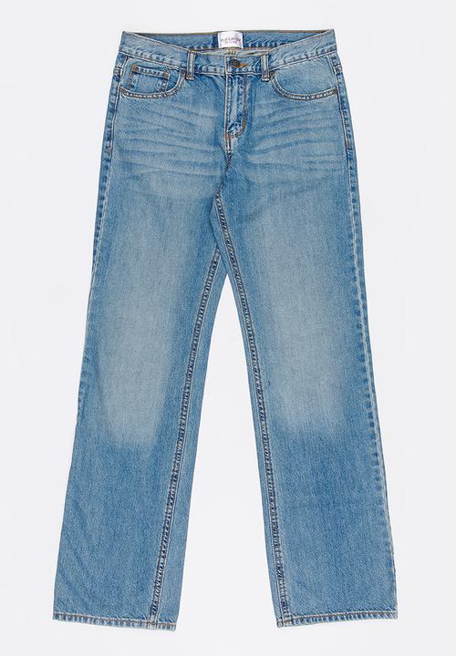 Pop Candy - Relaxed Jean Mid Blue