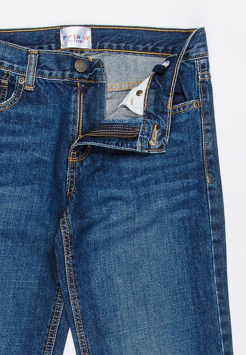 Pop Candy - Relaxed Jean Mid Blue
