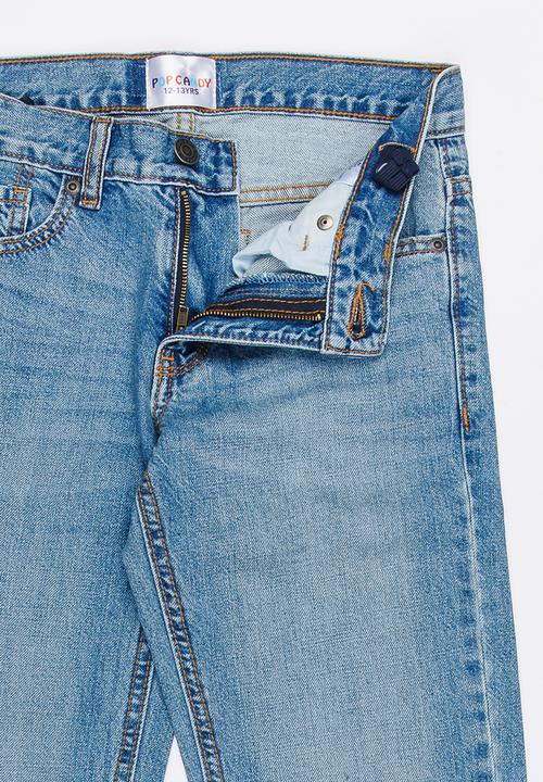 Pop Candy - Relaxed Jean Mid Blue