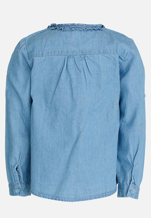 Pop Candy - Denim Shirt Blue