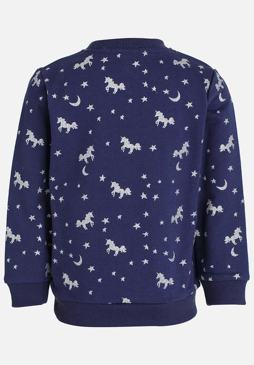 Pop Candy - Sweat Top Navy
