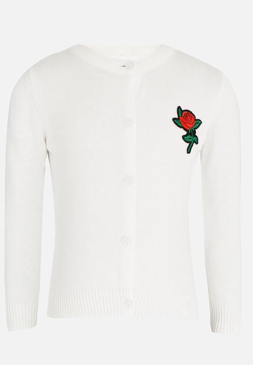 Pop Candy - Rose Detailed Jersey White