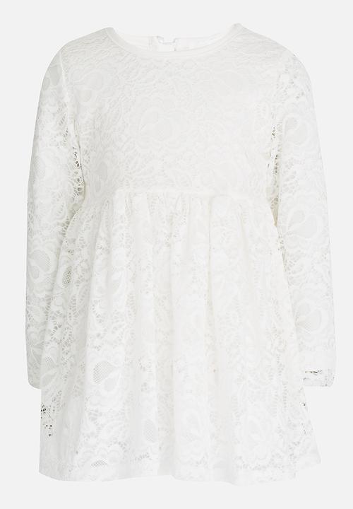 Pop Candy - Lace Dress Cream