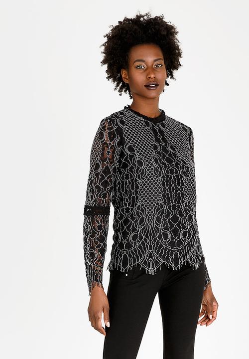 cath.nic - Lace Top Black