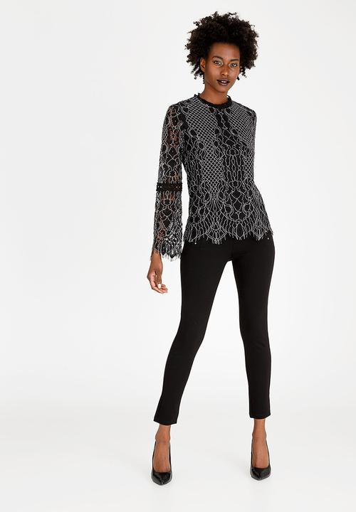 cath.nic - Lace Top Black
