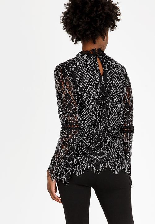 cath.nic - Lace Top Black