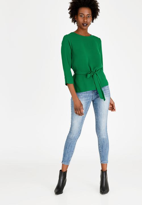 ONLY - Patricia Belt Top - Green