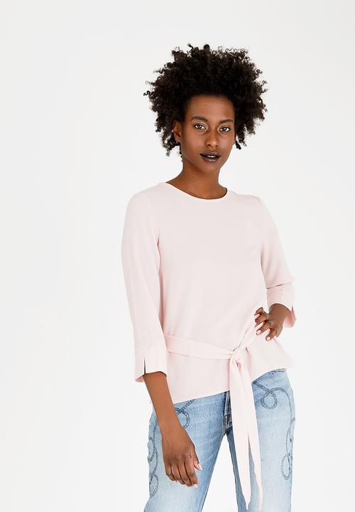 ONLY - Patricia Belted Top Peach