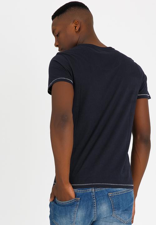 Sassoon - V - Neck Winter Tee Navy