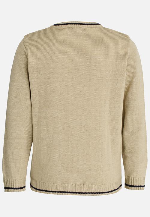 Rebel Republic - V-Neck Jersey Stone