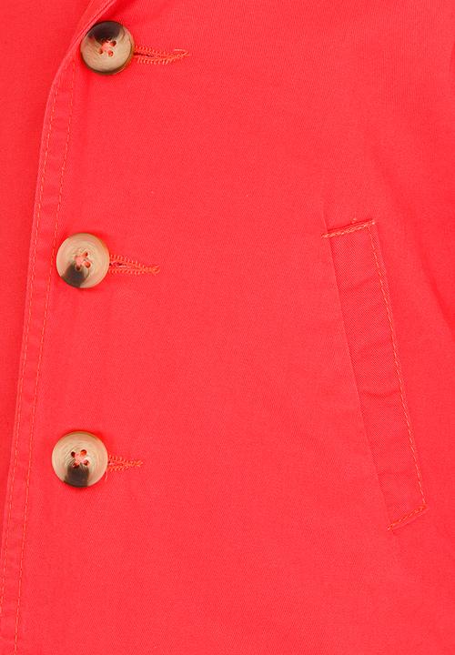 Pop Candy - Button Up Coat Mid Pink