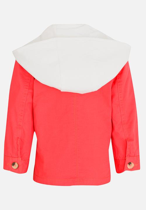 Pop Candy - Button Up Coat Mid Pink