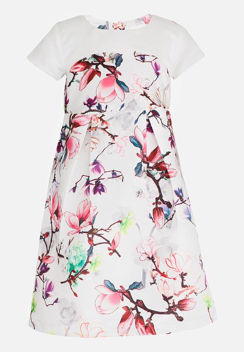 See-Saw - Sateen dress - white