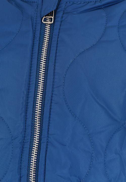 Pop Candy - Boys Quilted Puffer Jacket Blue