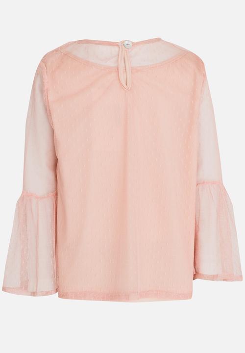 Rebel Republic - Mesh Top Pale Pink