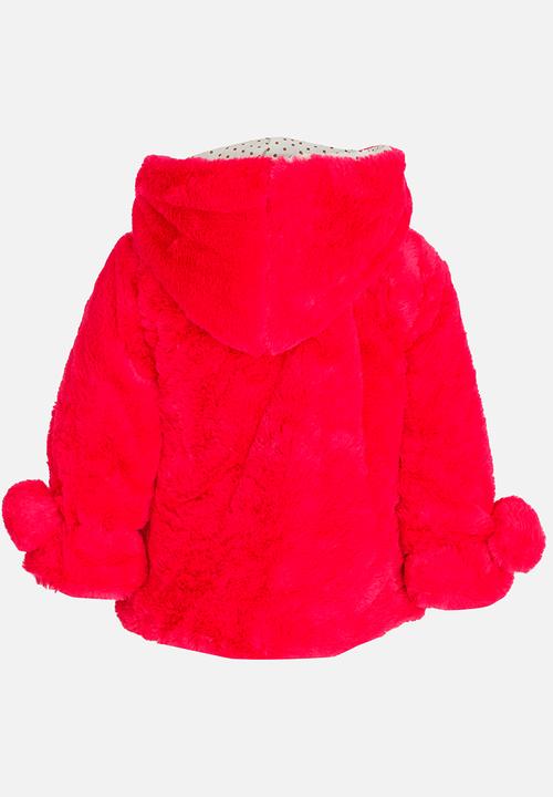 Pop Candy - Girls Hooded Jacket Mid Pink