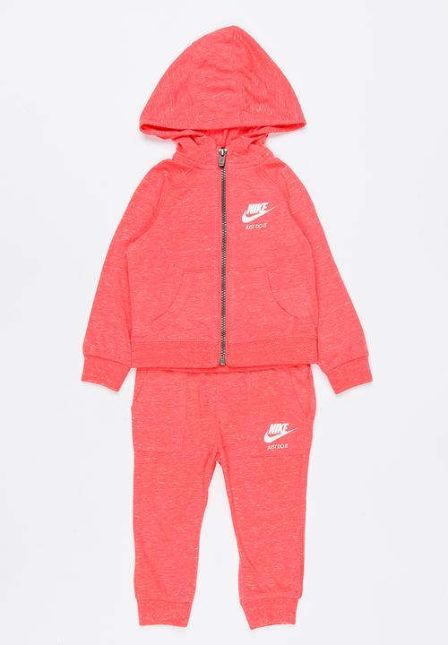 Nike - Nike Gym Vintage 2 Piece Set Coral
