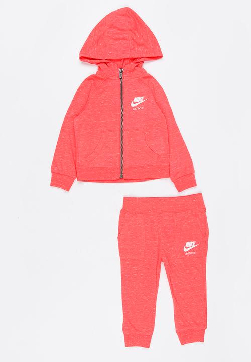 Nike - Nike Gym Vintage 2 Piece Set Coral