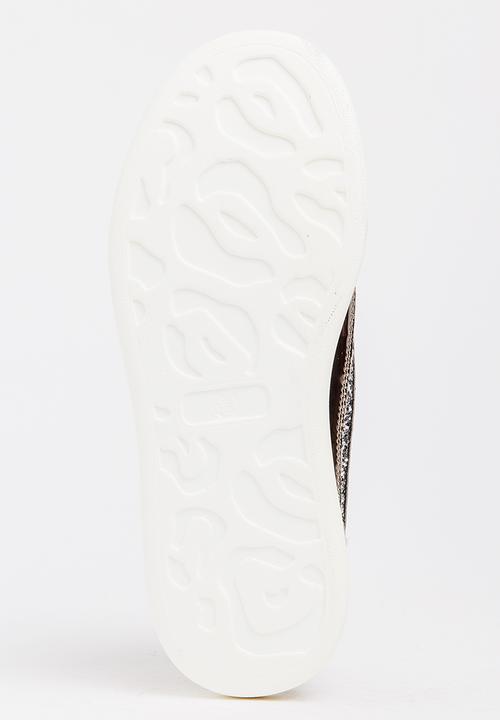 Pop Candy - Girls Metallic Sneaker Grey