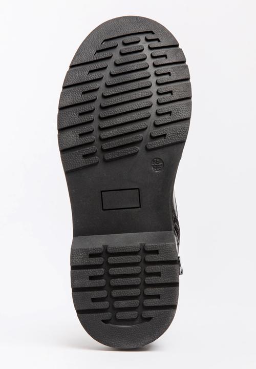 Pop Candy - Boys PU Boot Black