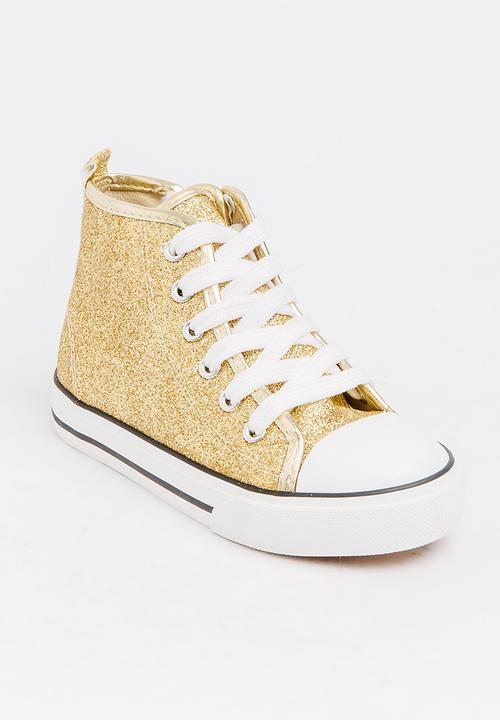 Pop Candy - High Top Sneaker Gold