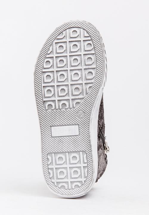 Pop Candy - Boys Metallic Sneaker Black