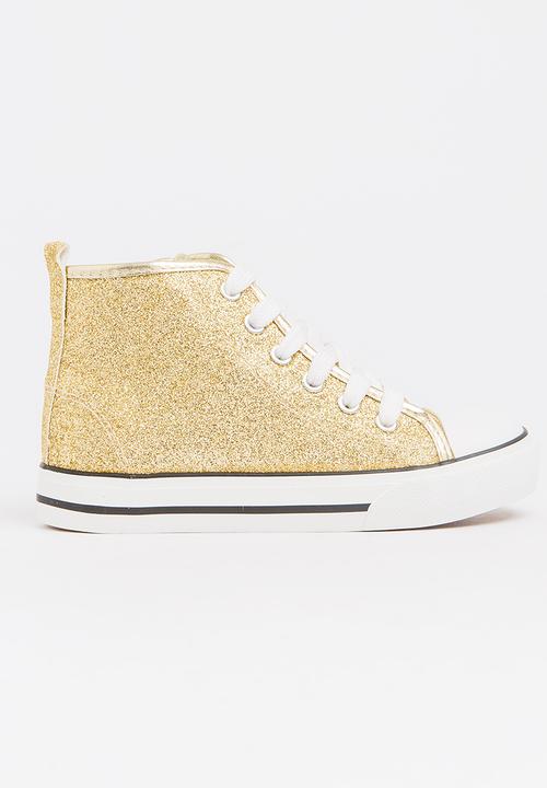 Pop Candy - High Top Sneaker Gold