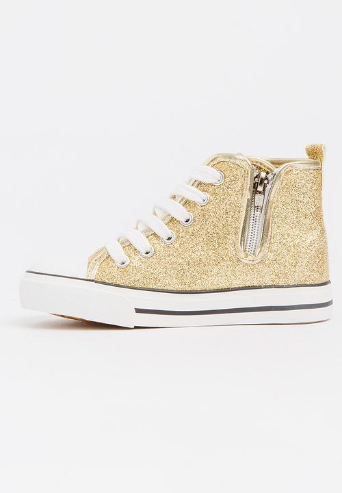 Pop Candy - High Top Sneaker Gold
