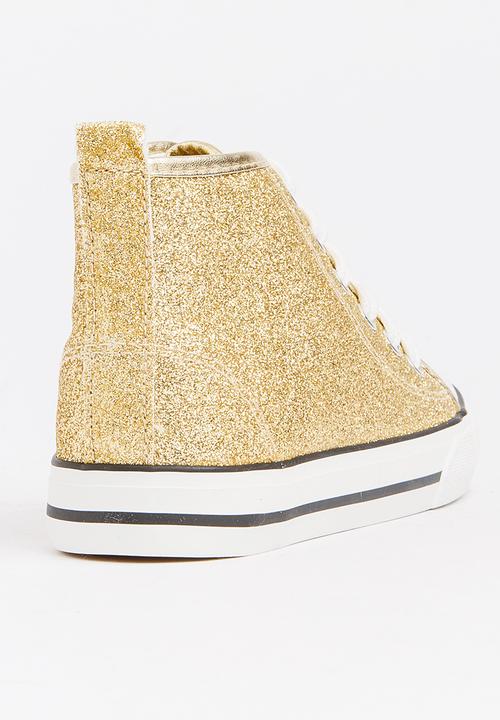 Pop Candy - High Top Sneaker Gold