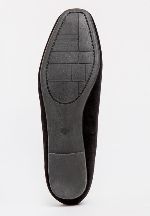 Moda Scapa - Velvet Loafers Black