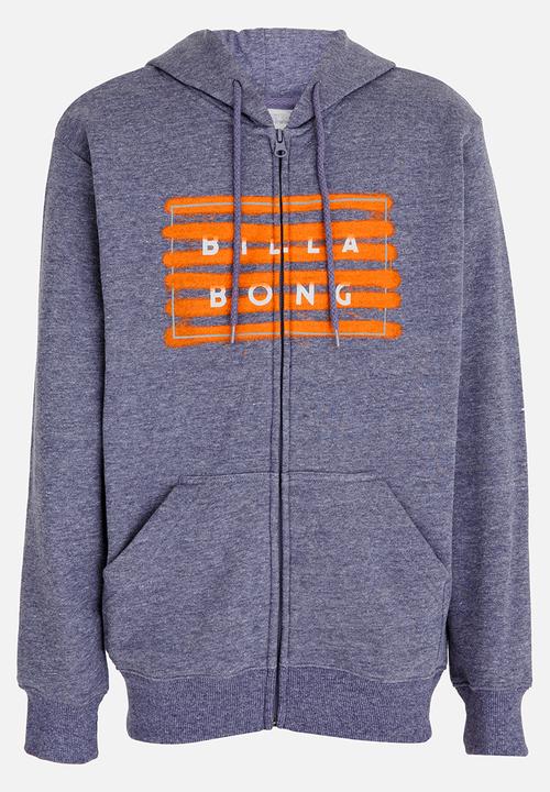 Billabong  - Diecut Spray Zip Through Hood Blue
