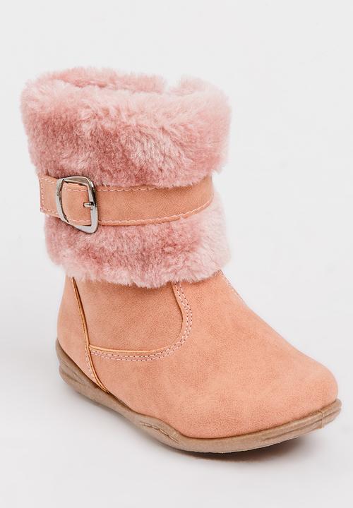 Jumbo - Boots with buckle - mid pink