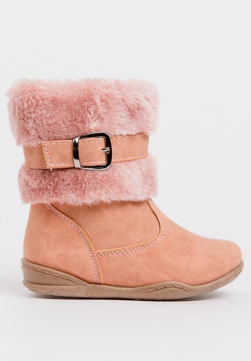 Jumbo - Boots with buckle - mid pink