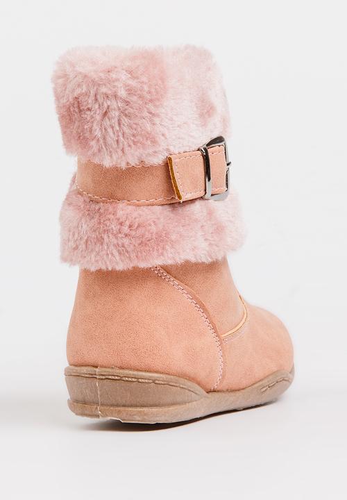 Jumbo - Boots with buckle - mid pink