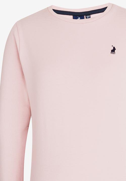 POLO - Chloe LS Classic Tee Mid Pink