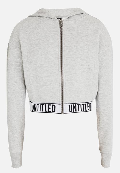 Name It - Short Sweat Hoody Grey
