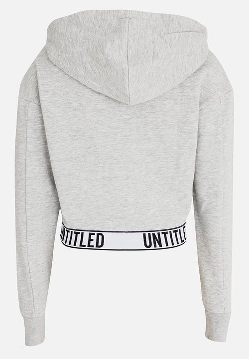 Name It - Short Sweat Hoody Grey