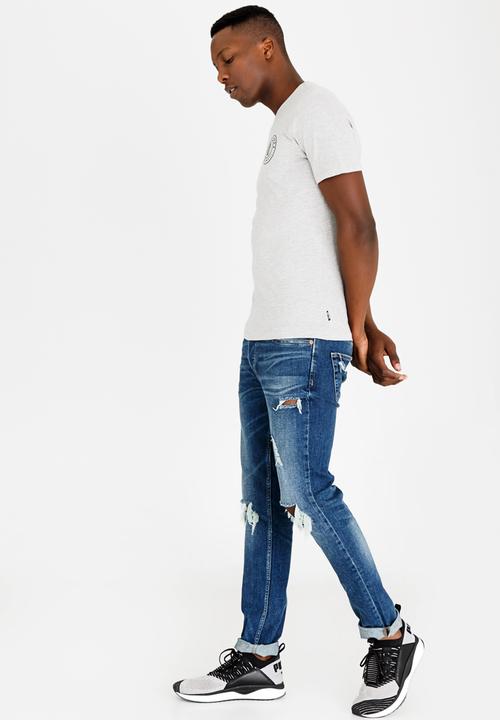 Only & Sons - Slim Fit Tshirt Grey Melange