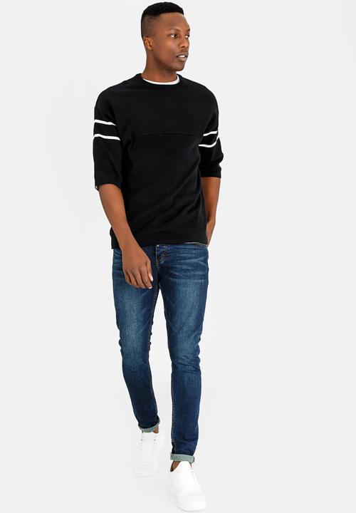 Only & Sons - Fadi 3/4 sleeve pullover - black 