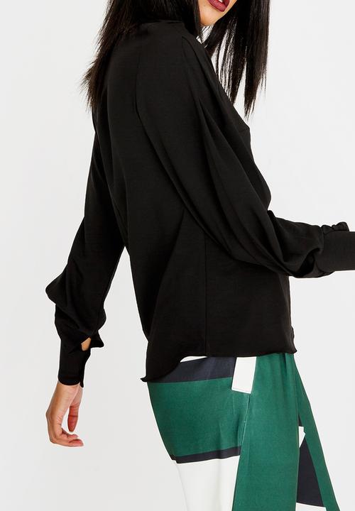 Leigh Schubert - Jodie Poloneck Blouse Black