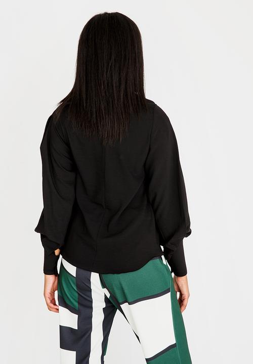 Leigh Schubert - Jodie Poloneck Blouse Black